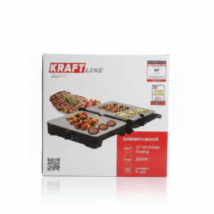 PANINI GRILLADE GRANIT KRAFT شواية بانيني كهربائية غير قابلة للالتصاق