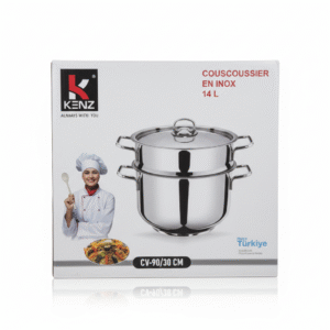 Gemini_Generated_Image_vqv8ntvqv8ntvqv8 COUSCOUSSIER INOX KENZ 14L TURQUIE طنجرة