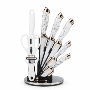 مجموعة سكاكين مع مبراة (7 قطع)